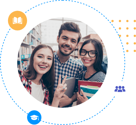 Get support from Educatly admission team 